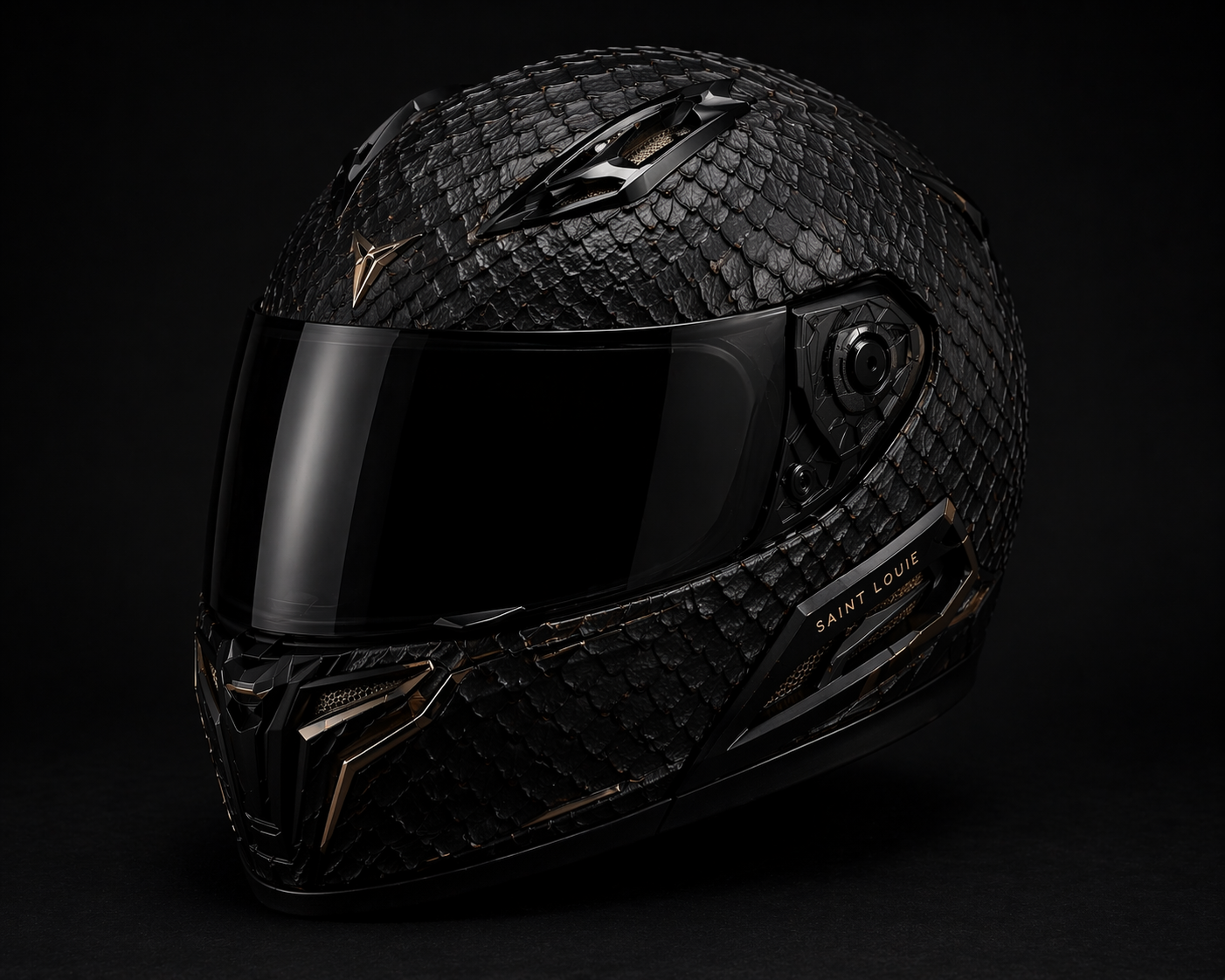 SAINT LOUIE Exotic Motorcycle Helmet