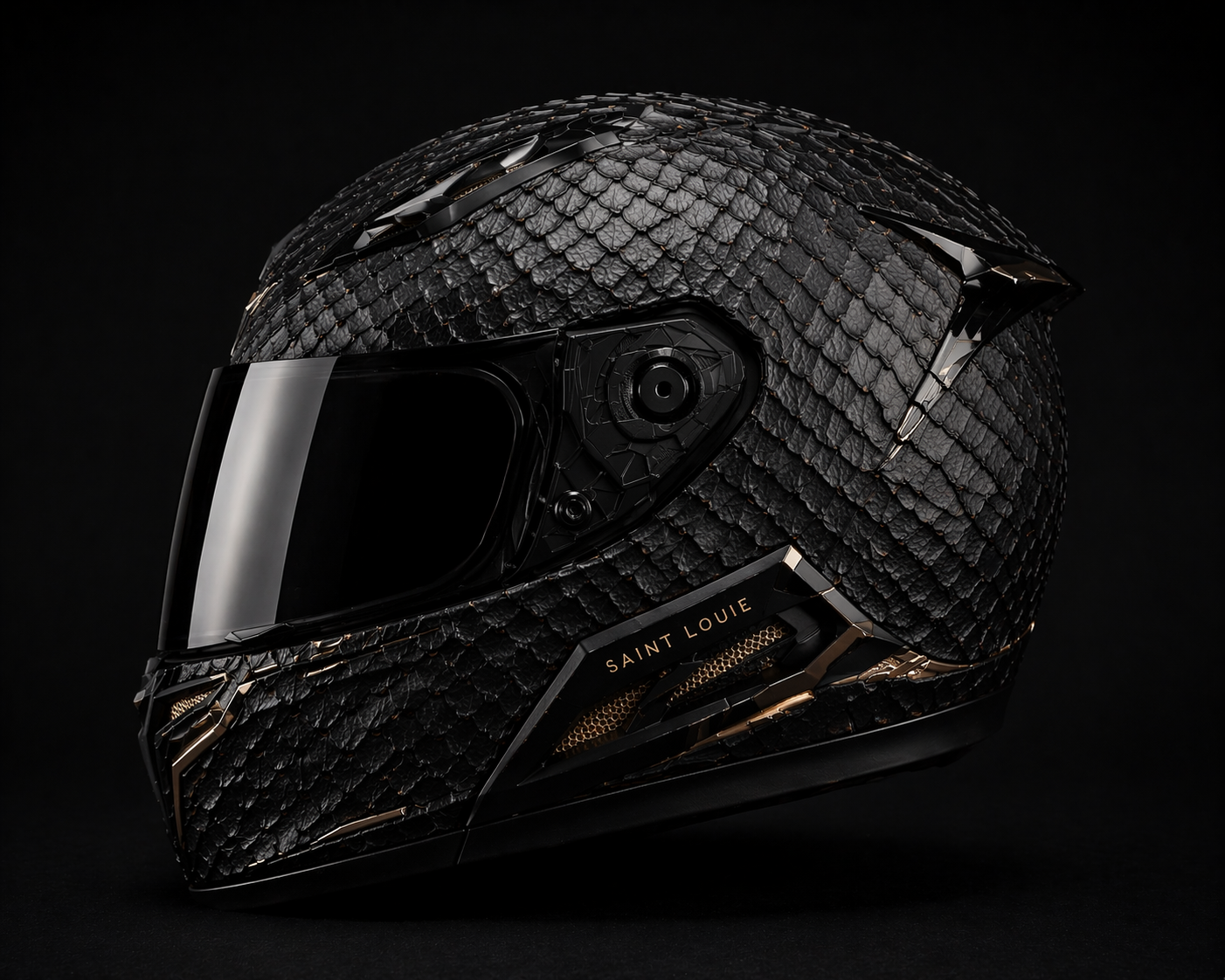 SAINT LOUIE Exotic Motorcycle Helmet