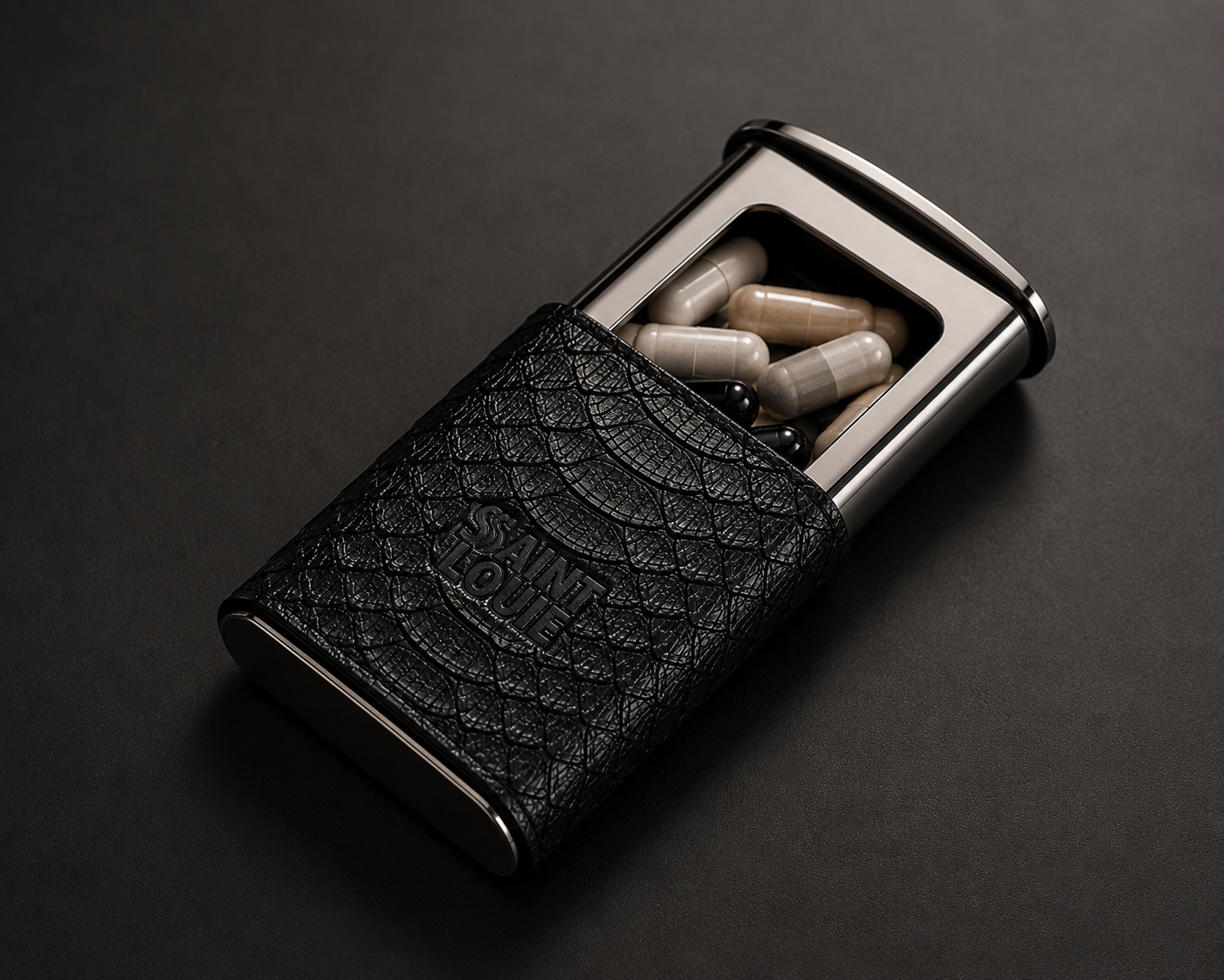 Saint Louie Python Pill Case