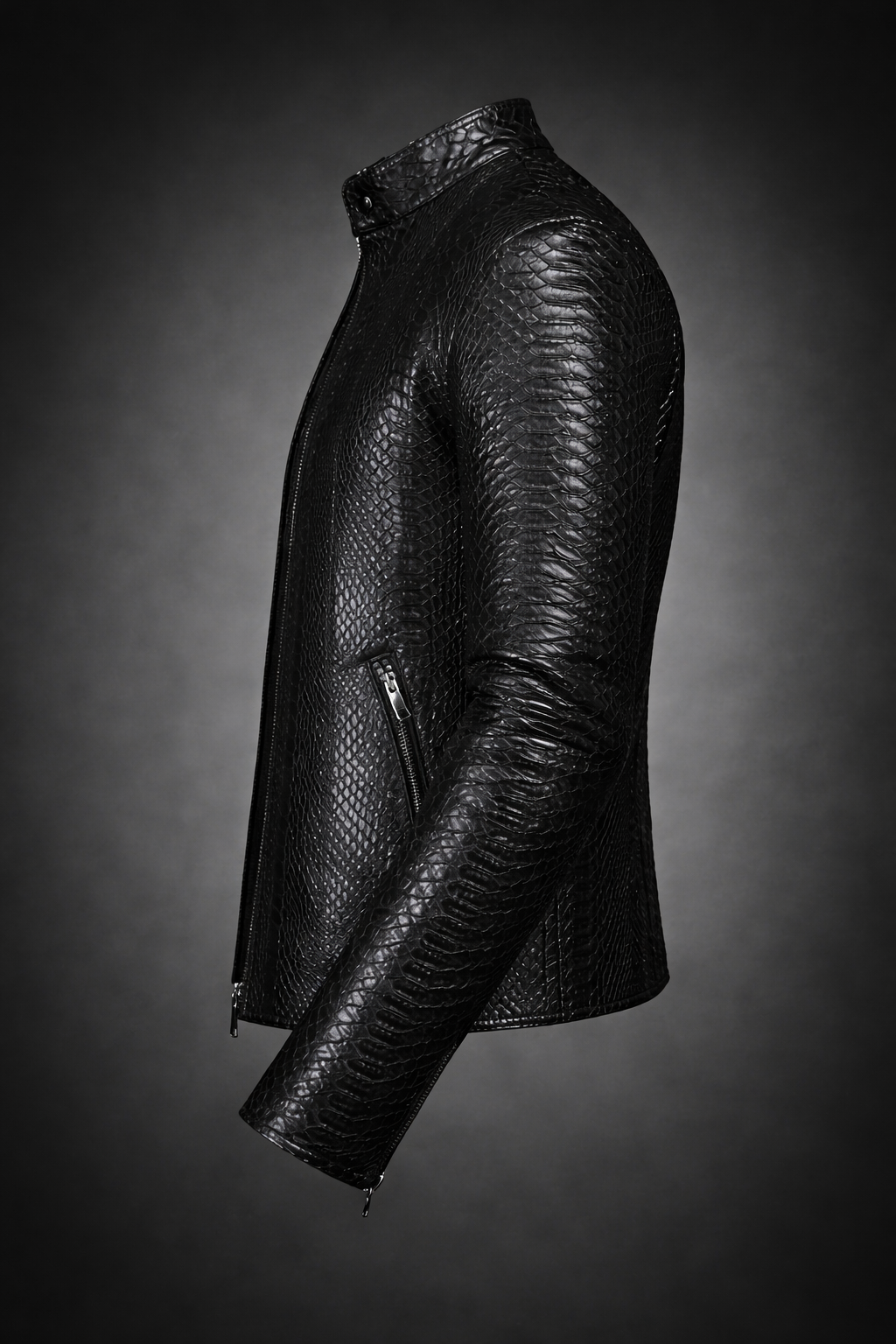 Black Python Jacket