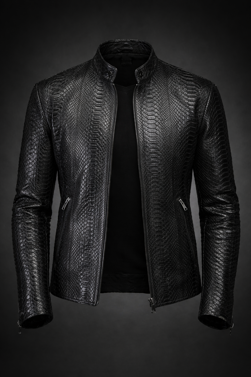 Black Python Jacket